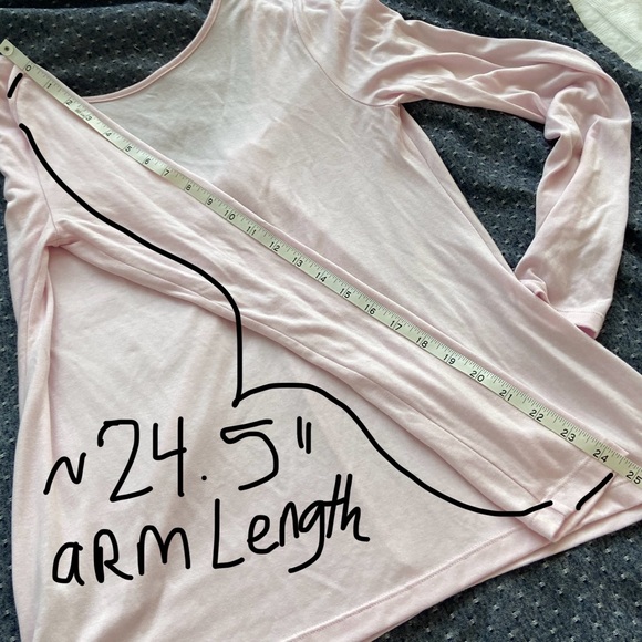 Athleta - Waterfall Front LS Top - Size Small - Delicate Pink NWT - Picture 15 of 16